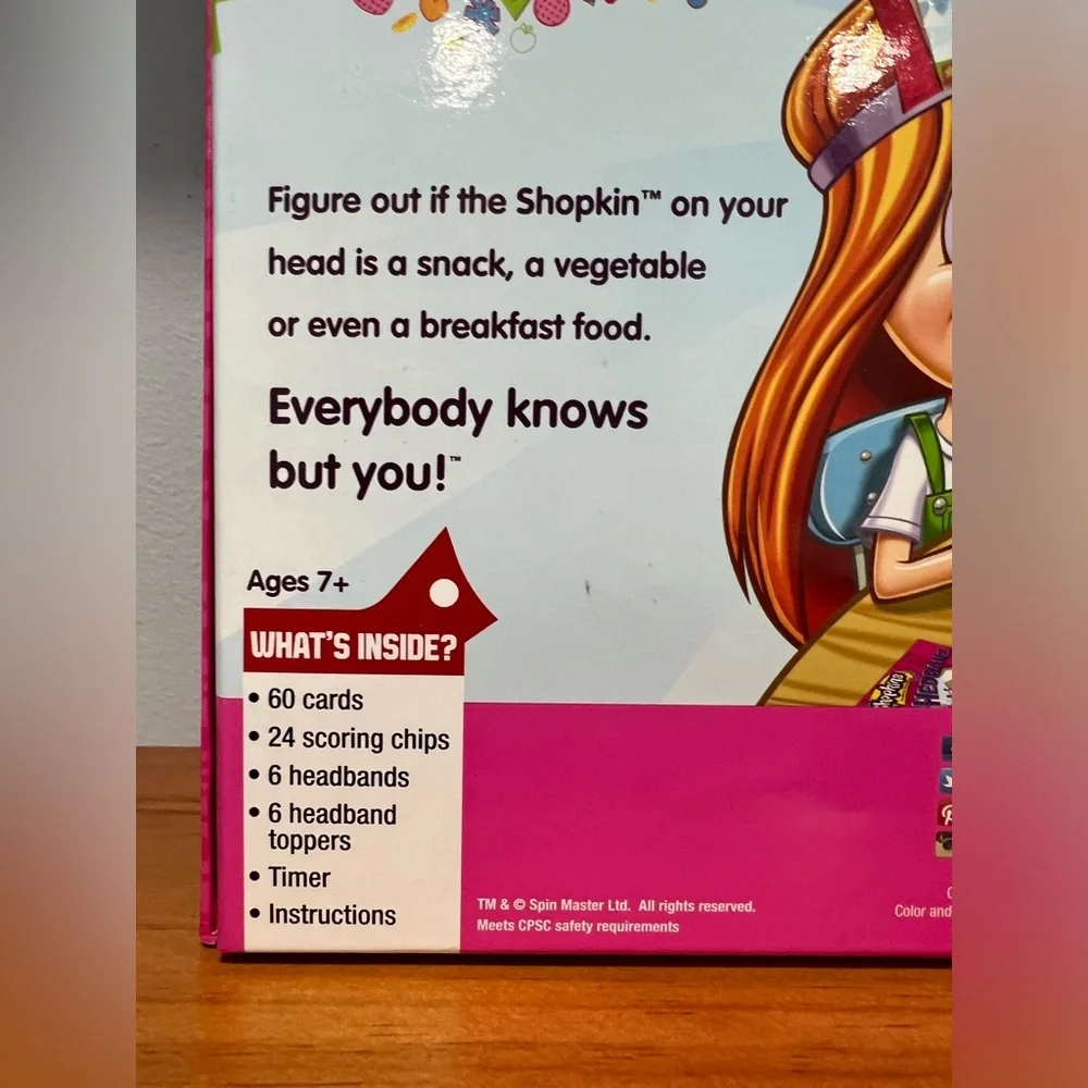 HEDBANZ SHOPKINS The Quick Question Game Of 